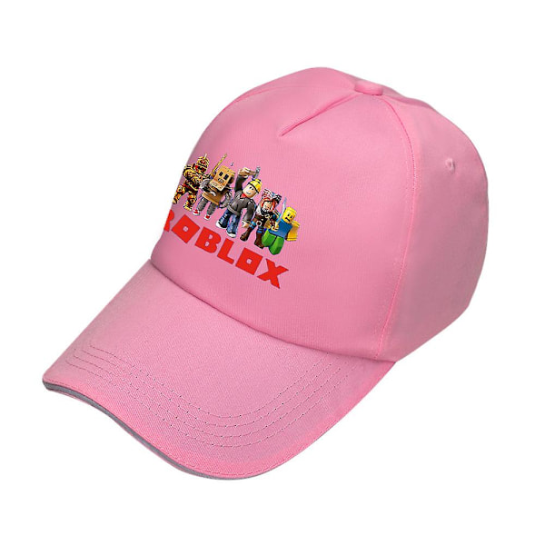 Roblox-peli lippalakki säädettävä snapback-verkko aurinkohattu hip hop -hatut Pink 2