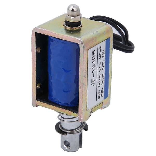 JF-1040B 25N 24V DC Elektromagnet Push Pull Type Sole Elektromagnet 15mm Slaglengde