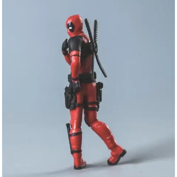 7cm X-MAN DeadPool Superhjälte Söt version Figur Modell Leksaker Bilhänge 3 pack by bag