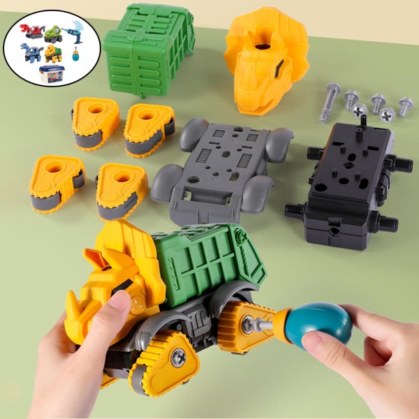 DIY Nut Remover Dinosaur Model Pussel Building Construction Set Leksaker