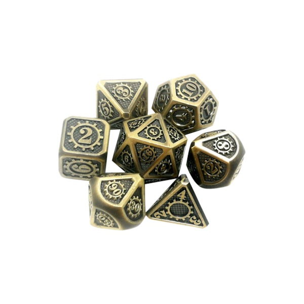 Set med 7 DrackonScalesForDicesDndPathfinderRpg Brädspels Tärningar05