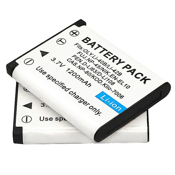 Genopladeligt lithiumbatteri 1200mah Li-40b Li 40b Li-42b Li 42b batteri til Np-45 Np 45 Np 45a 45b 45s En-el10