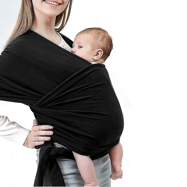 Baby Barnsele, andningsbar baby Unisex baby Koala gosband Baby för nyfödda upp till 20 kg Lätt att bära Black