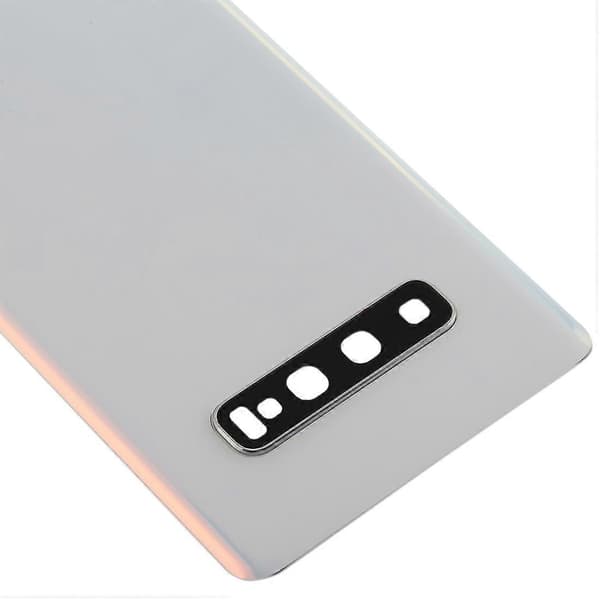 [Ny] Batterideksel til Galaxy S10+ med kameralinse White