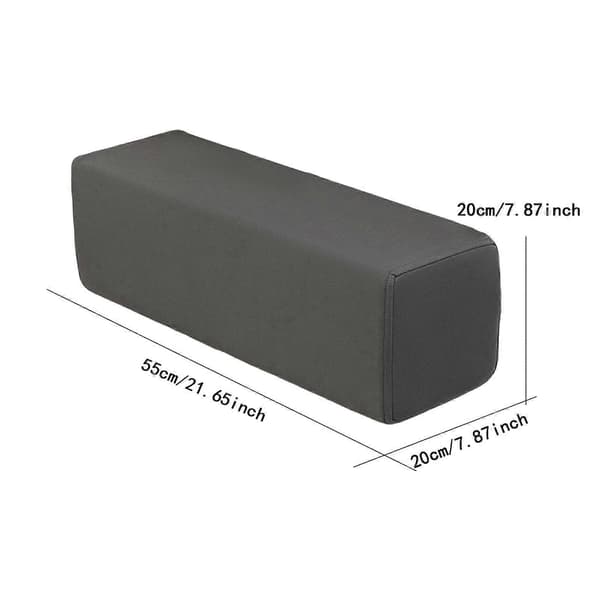 Sofa Armlenepute Sofaer Armlene med Avtakbart Vaskbart Putetrekk Lenden Dark Gray