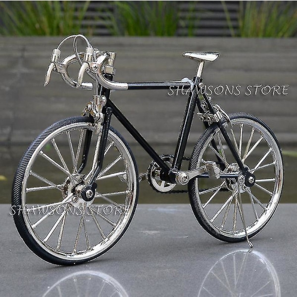 1:10 Skala Diecast Metal Model Leksaker Racing Cykel Cykel Miniatyr Replica Samlarobjekt sky blue