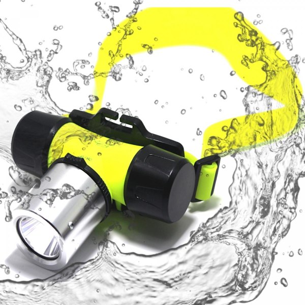 6.800 Lumens XML T6 LED 3 Tilstande Vandtæt Undervandslygte + 18650 Batteri/Oplader + Æske |