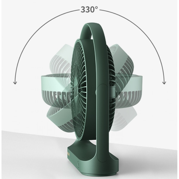 4-växlad USB skrivbordsfläkt, vindhastighet 270 graders rotation