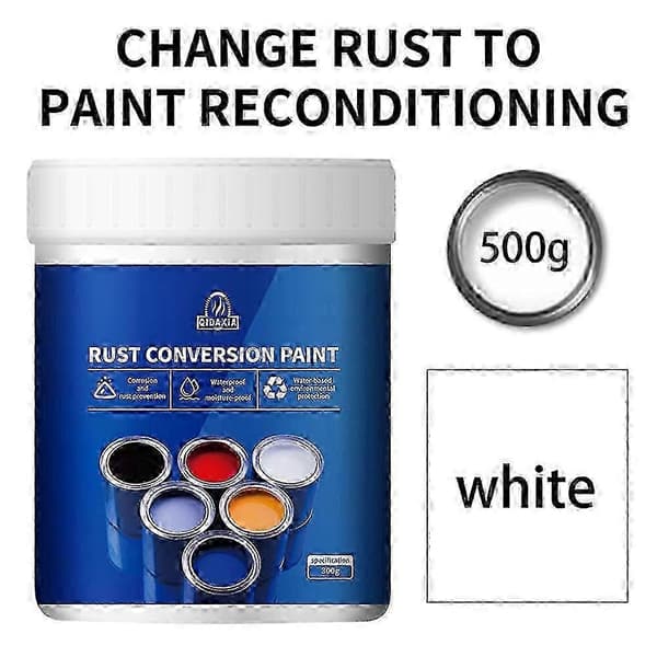 Rustkonverter Anti-Rust Chassis-Rustkonverter for Mekanisk Rust White 500g