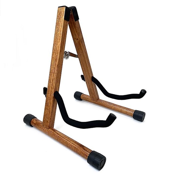 Gitarrställ Musikinstrument massivt trä Ett gitarrställ Gitarr hopfällbart ställ Gitarrställ vertikalt