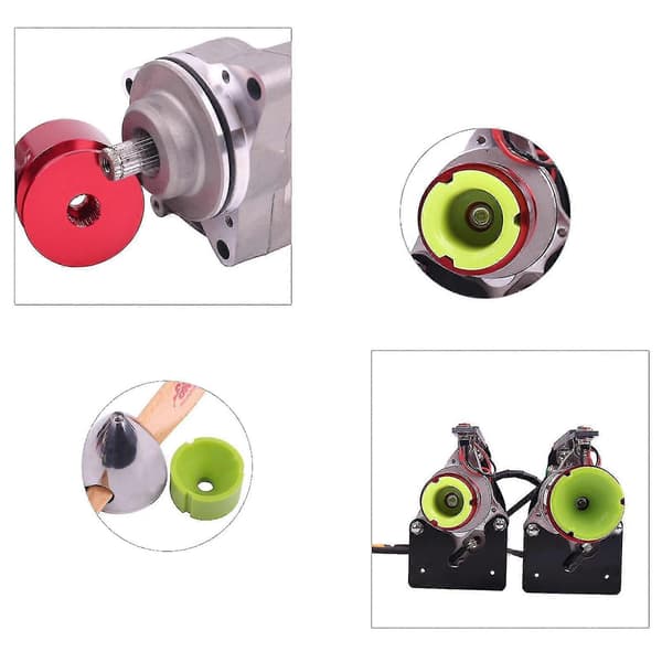 RC Motorstarter for Mayatech 10cc-80cc Bensinmotor Stil A T Insert big head starter