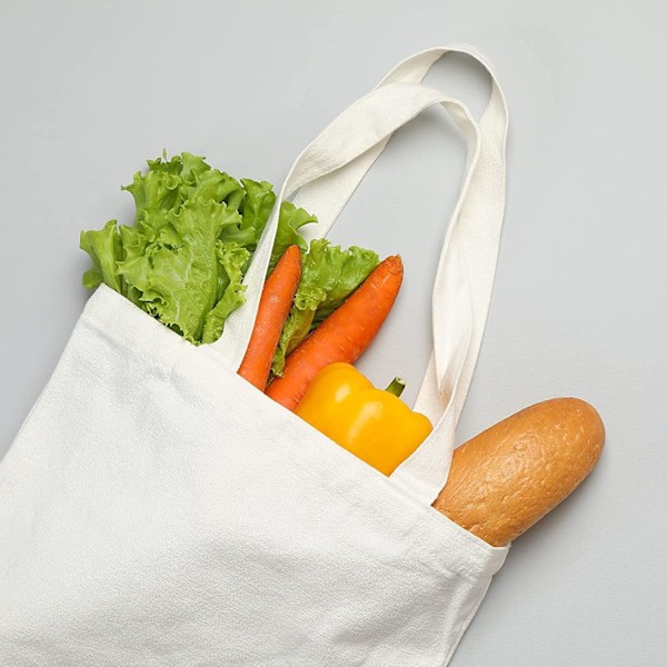 EcoRight 100% Økologisk Canvas Tote Bag med Lynlås, Miljøvenlige Små Tote Bags til Kvinder til Rejser, Strand & Shopping Witch, Please!