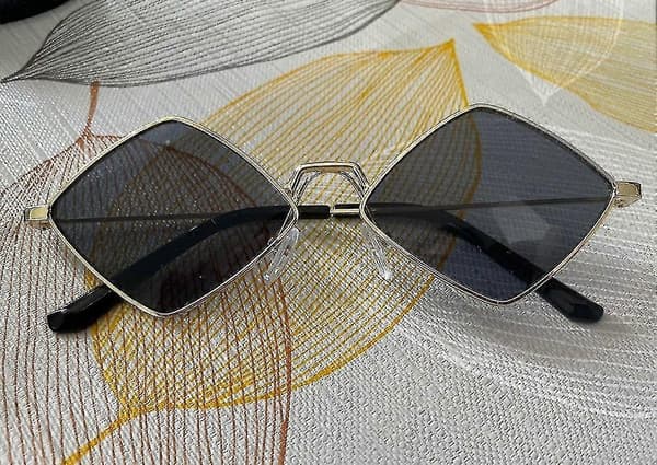 Dame Solbriller Metal Rombe Solbriller Multi-farve Valgfri silver gray
