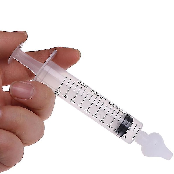 -2st 10ml Baby Vård Näsrengörare Nål Tub Spädbarn Rengör Rinit Nästvätt Hfmqv