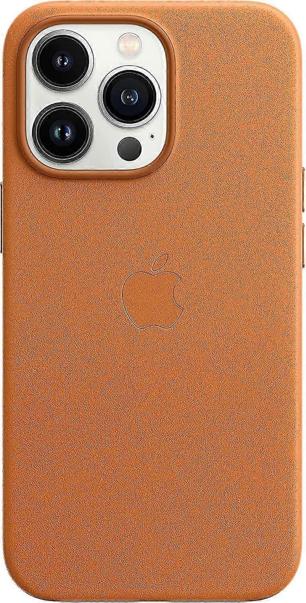 Iphone 14 Apple Læder Cover Med Magsafe orange iPhone14 plus