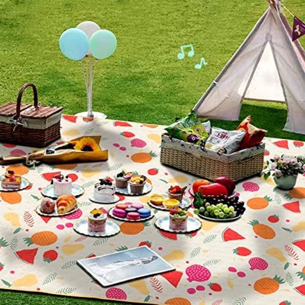 Stor Vattentät Sandtät Campingfilt, 150x200 cm, Lättvikts Vikbar Bärbar Resefilt