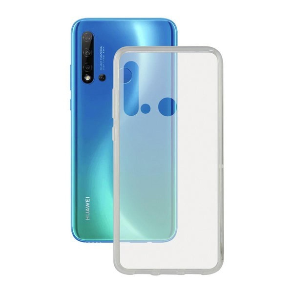 Bagcover kompatibelt Huawei Nova 5i Flex Transparent Billigt