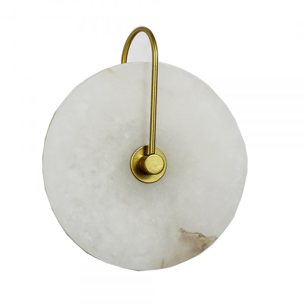 3W Vägglampa i Naturmarmor Hotell Heminredning Vardagsrum Sänglampa Korridor Entrébelysning