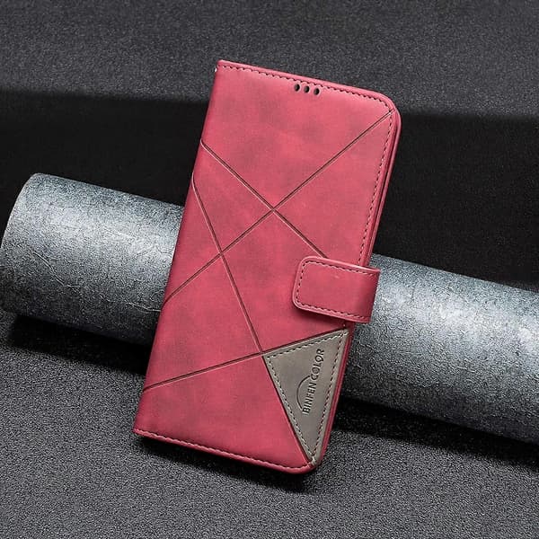 Läderfodral för Motorola Moto G85 Red