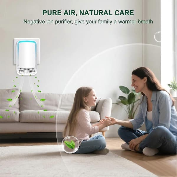 Luftjonisatorer Kompatibel med Hem 3-Pack, Negativ Jon Generator EU