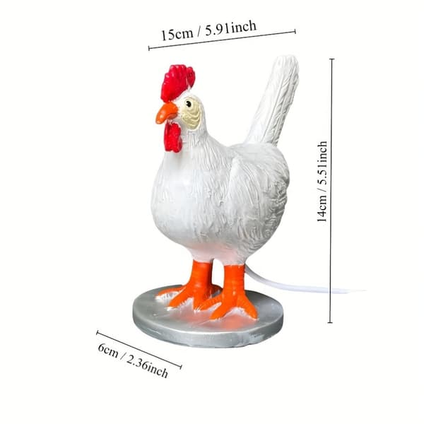 Kyllingrumpe Lampe Dekor Chicken Butt Lamp