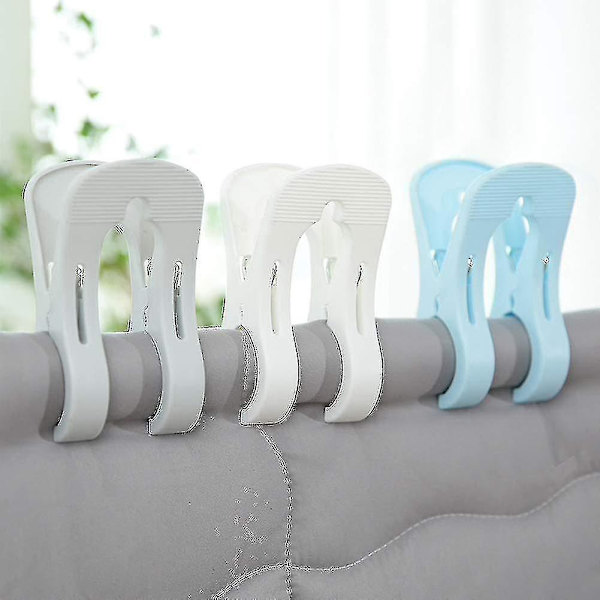 Clip Functal Quilt Clip Sklisikre Klesklyper Strandhåndkleklemmer (4 stk,, )