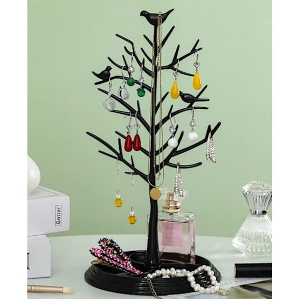 {YM}Vintage korupuu 3 linnulla (musta) black