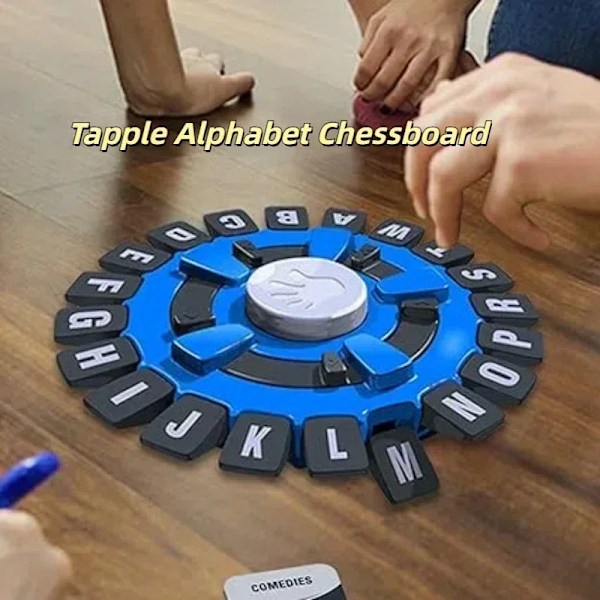 Pedagogiska bordsspel för barn Engelska Spanska TAPPLE Crazy Alphabet Game Interaktivt brädspel för föräldrar och barn