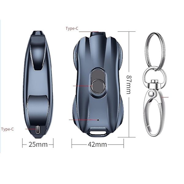 Kannettava Mini Power Bank, Kannettava Hätävirtalähde, Avaimenperäpuhelimen Lataus, Akun Kotelo, Power Bank Iphonelle, Androidille