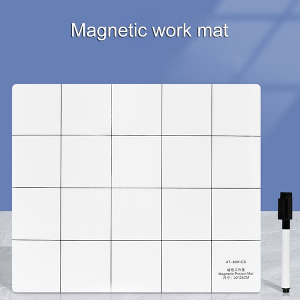 {YM}Magnetic Multi-Purpose Mat, Rubber Workstation Mat for Smartphone Repair