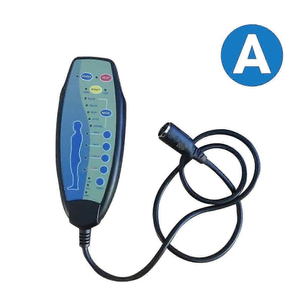 8-pins fjernkontroll for elektrisk lenestol med hun-kontakter with heating function