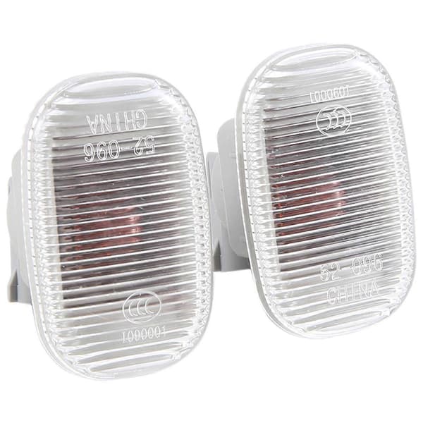 2 stk. Bilskærmlys Sideblinklys til TOYOTA Vios Axp4 Scp4 2002-2006 til Corolla 2 white shell