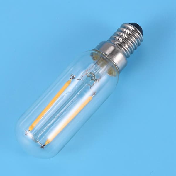 2x E14 3W LED Emhætte Ekstraktor Ventilator Pære Varm Hvid