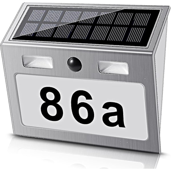 Solar Ed Nummer med 7 LED-lampor, Solarnummer