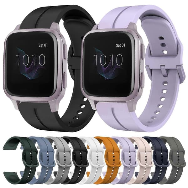 Silikoninen kellon ranneke Garmin Venu SQ:lle Pink