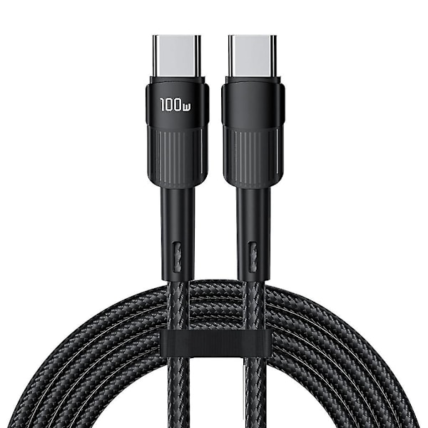 100W USB C till USB Typ C Kabel Usbc PD Snabbladdningskabel USB C 5A