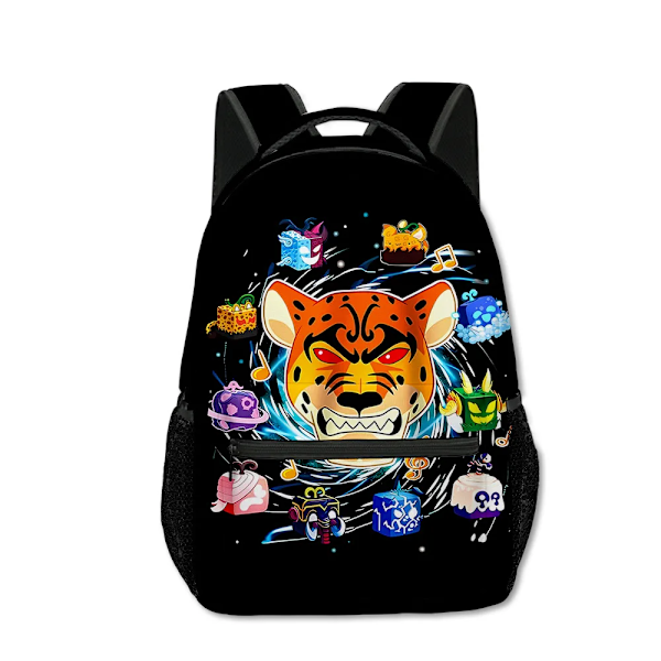 3D Ny Produkt ROBLOX Spel Blox Fruits Student Mode Trend Ryggsäck Tecknad Stor Kapacitet Axlar Utomhusväska Skolväska pencil case-1