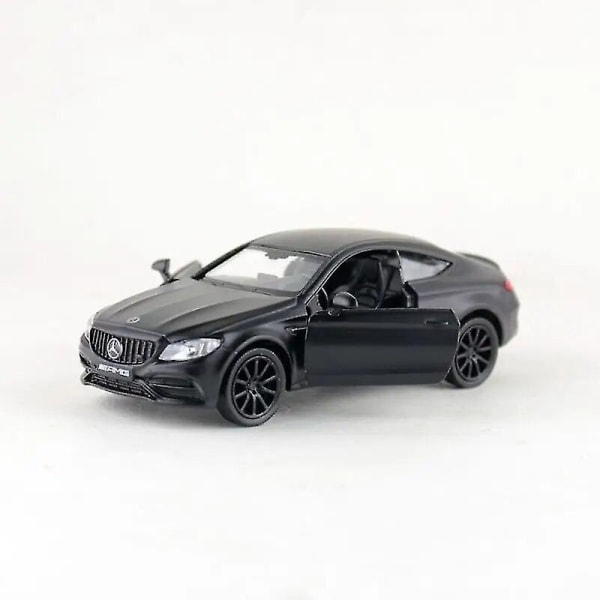 1:36 Benz C63 S Amg Diecast Samlarmodell Bilar Statisk legering Sportbil Födelsedagspresentleksaker för barn Heminredning C63 boxed6