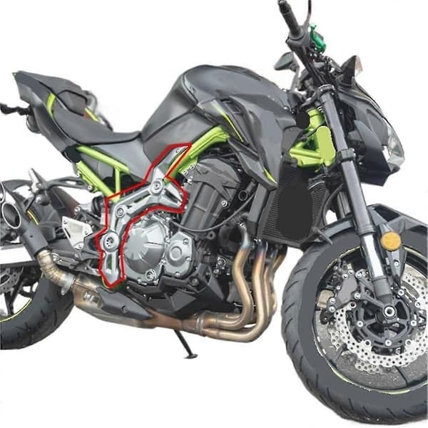 Side Rammekappe Panel Kompatibel med Z900 2017-2019 Tilbehør