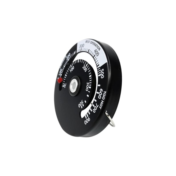 Grillspis Termometer Eldstad Temperaturmätare Indikator Black