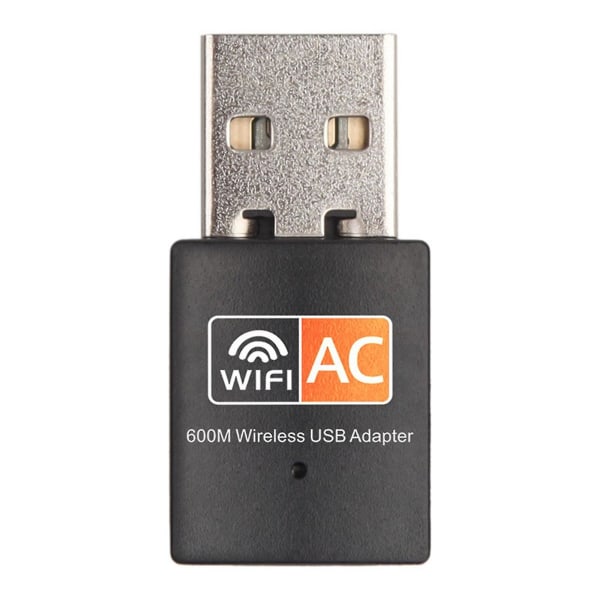 Ac600m Dual Frequency Trådlöst nätverkskort Mini Wifi Signalmottagare Trådlös USB dator Extern Adapter (1st)