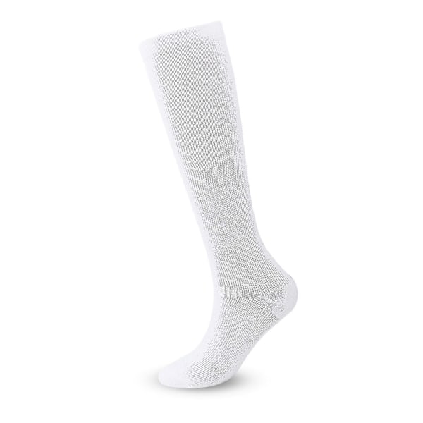 3 par kompresjonssokker for kvinner og menn Flysokker Kompresjonssokker for løping luftfart sport Hvit White L XL