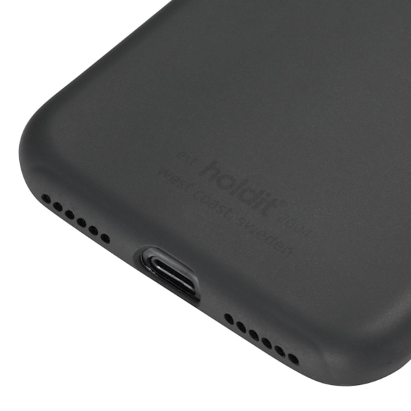 iPhone 7/8/SE (2020/2022) - held Mobiilikuori Silikoni - Musta Black Svart