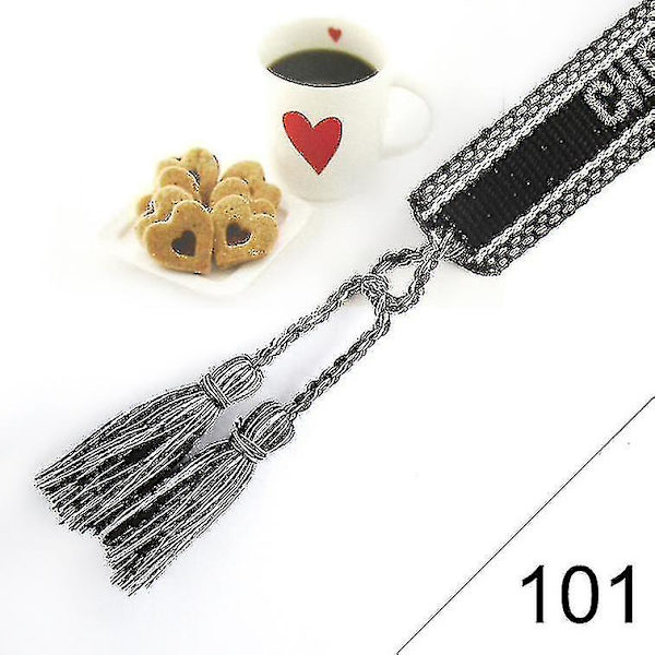 Justerbart handflätat armband med fransar-e 101