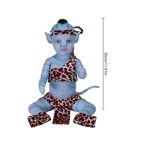 Reborn Dolls Alive Avatar Baby Helkropp Silikon Vinyl Realistisk Reborn Baby DollsNewborn Baby Alves 11.8in open girl