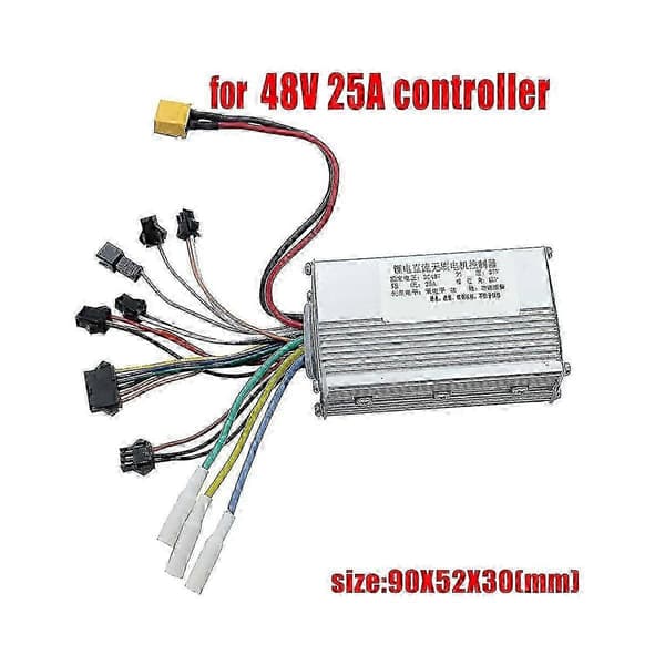 48V 25A kontroller for JP børsteløs elektrisk motor Silver