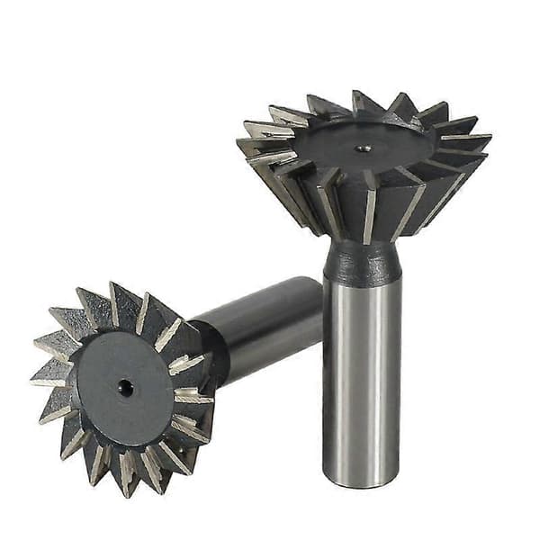 XCAN Schwalbenschwanz-Fräser 45 55 60 Grad CNC-Fräser Bit Gerader Schaft HSS-Schaftfräser 50x55Degrees