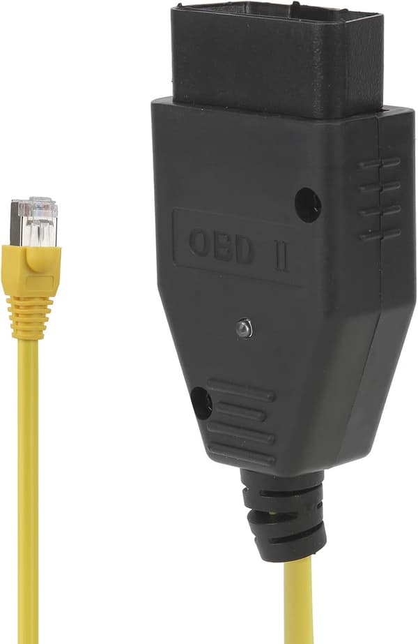 {YM}Ethernet to OBD Cable, OBD2 Cable Ethernet to OBD Cable ENET Interface Data Coding Diagnostic Tool Suitable Compatible with F/1/3/5/7 Series