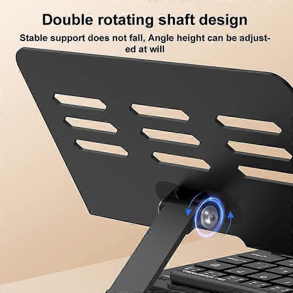 【Ny】 GKK Bluetooth-tangentbord + Vikbart stativ + Kapacitiv penna + Bluetooth-mus för Honor Magic V2 Black