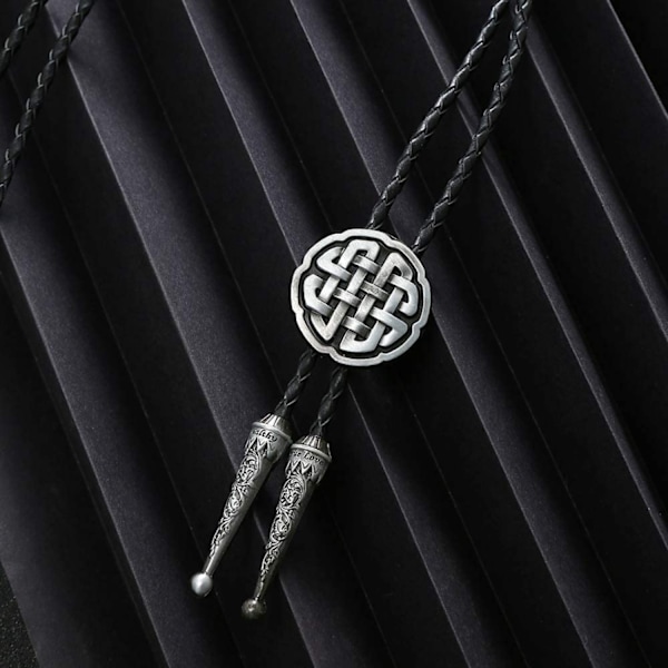 Fashion Western Cowboy Slips Shining Lång Stjärna Texas Bolo Tie Halsband